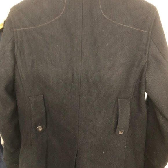 MENS LUXE G-STAR RAW DECOY WOOL GARBER TRENCHCOAT SIZE M - Picture 10 of 13